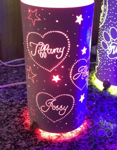 Lampes Personnalisées amoureuse