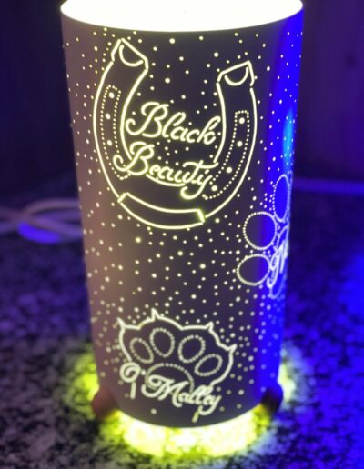 Lampes Personnalisées black beauty