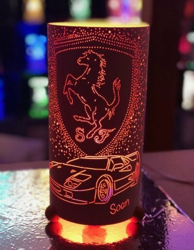Lampes Personnalisées ferrari