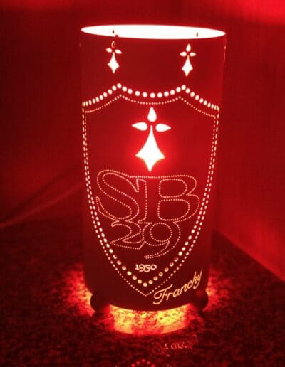 Lampes Personnalisées rouge