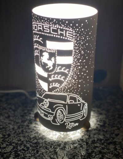 Lampes Personnalisées porsche