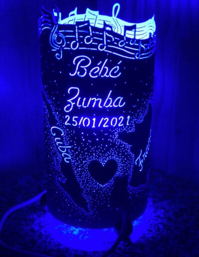 lampes personnalisees bébé