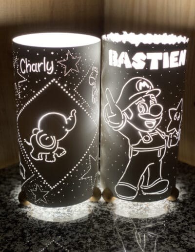 lampes personnalisees mario