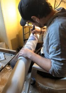 lampe artisanle,led,artisanal,fabrication française,personnalisation