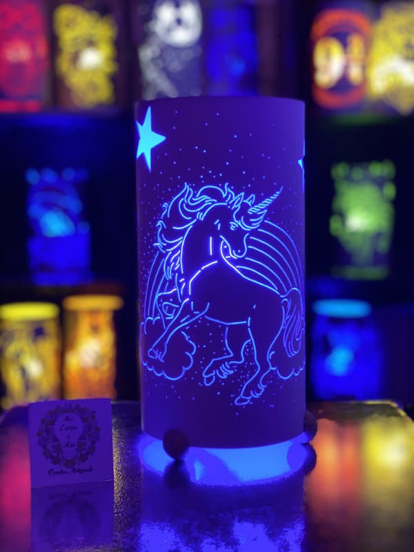 Licorne Arc En Ciel Bleu